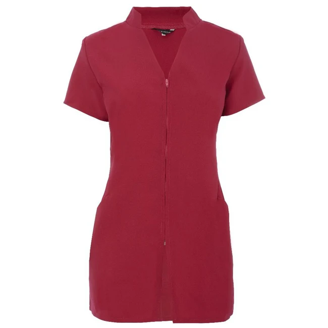 100% cotton green color work salon uniforms