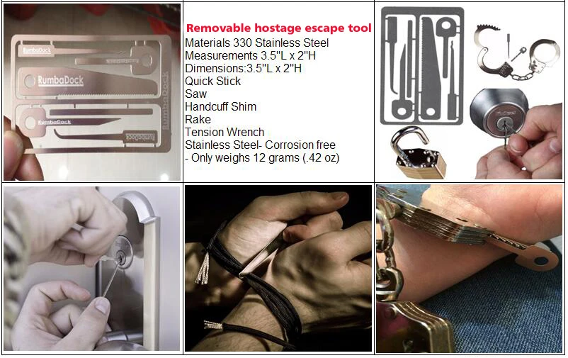 new style outdoor ninja tool in wallet with fishhooks