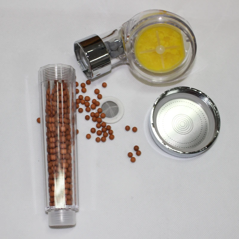 
Lemon Lavender Jasmine Rose Aroma Water Filter Negative Ion Tourmaline Shower Head 