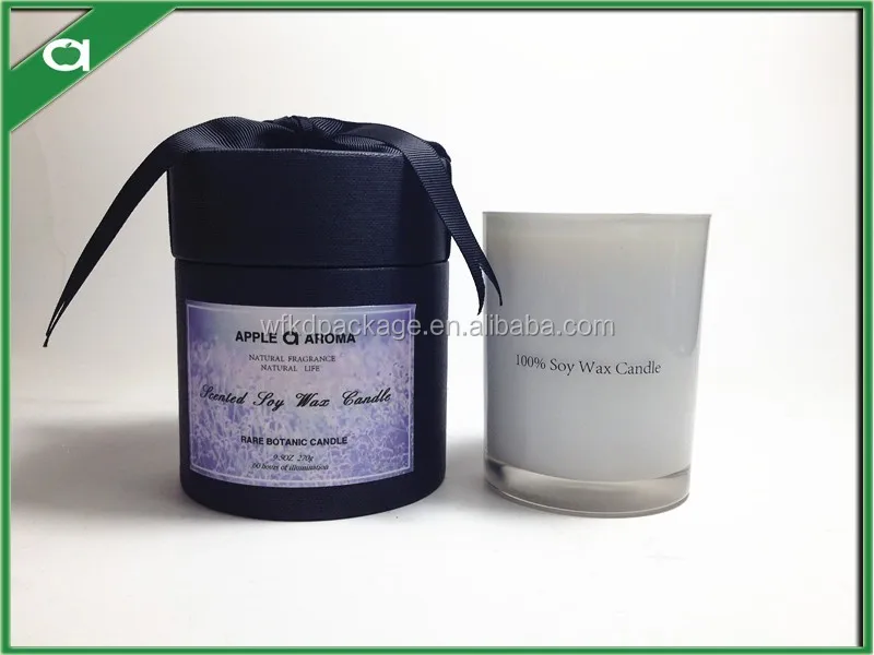 
small round cardboard boxes elegant candle paper tube with lid packaging 