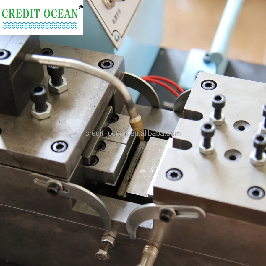 CREDIT OCEAN semi-automatic manual shoelace tipping machine