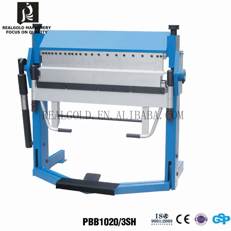 PBB1020/2A Manual sheet metal bending machine, folding machine