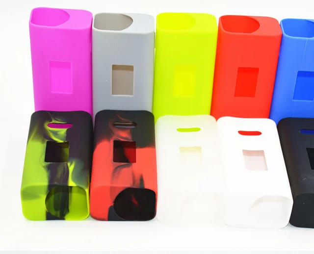 wholesale e cig box mod skin silicon box mod cover in stock