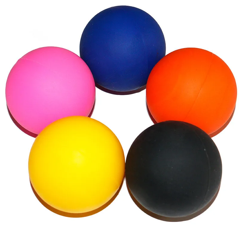 Colorful No Smell Odorless Rubber Hard Solid Lacrosse Massage Ball