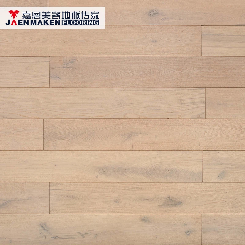 Engineered Wood Flooring 18/3x180mm Custom Oak Multi Colored Hardwood Engineered Flooring White Oak CARB2 Standard 0.5mm CN;LIA