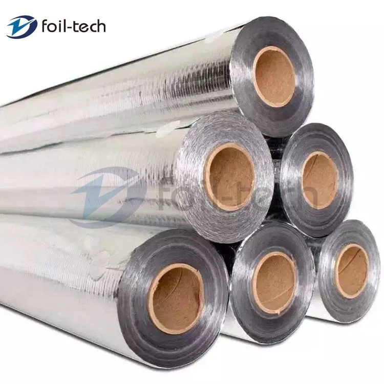 perforated aluminum foil fiberglass vapor barrier foil insulation aluminum foil roll roof sarking radiant barrier