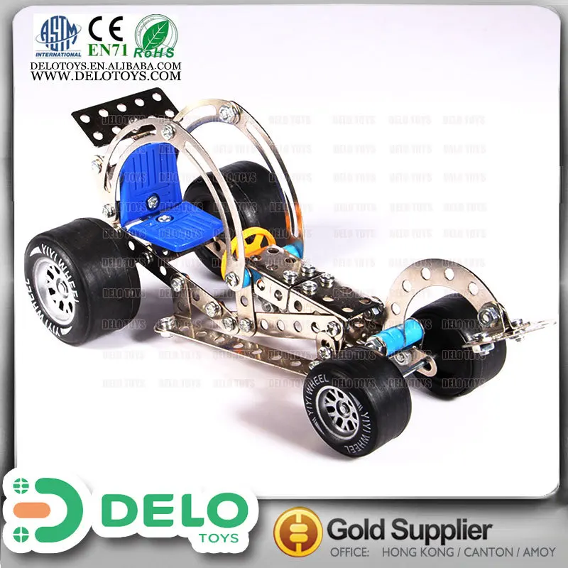 гонки сборка игрушки строительные блоки миниатюрные металлические машинки 4 колеса транспортного средства DE0197008