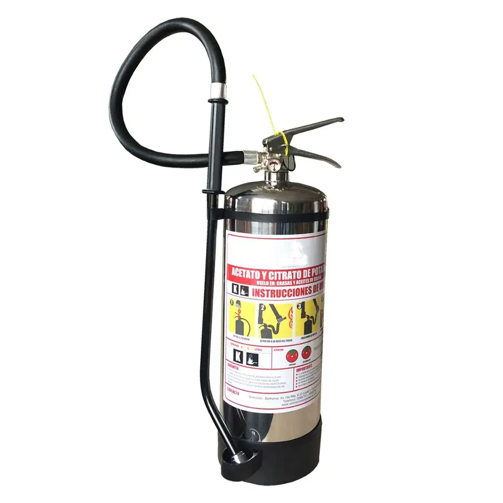 10L 2.64 Gallon Portable Wet Chemical Kitchen Class K Fire Extinguishers