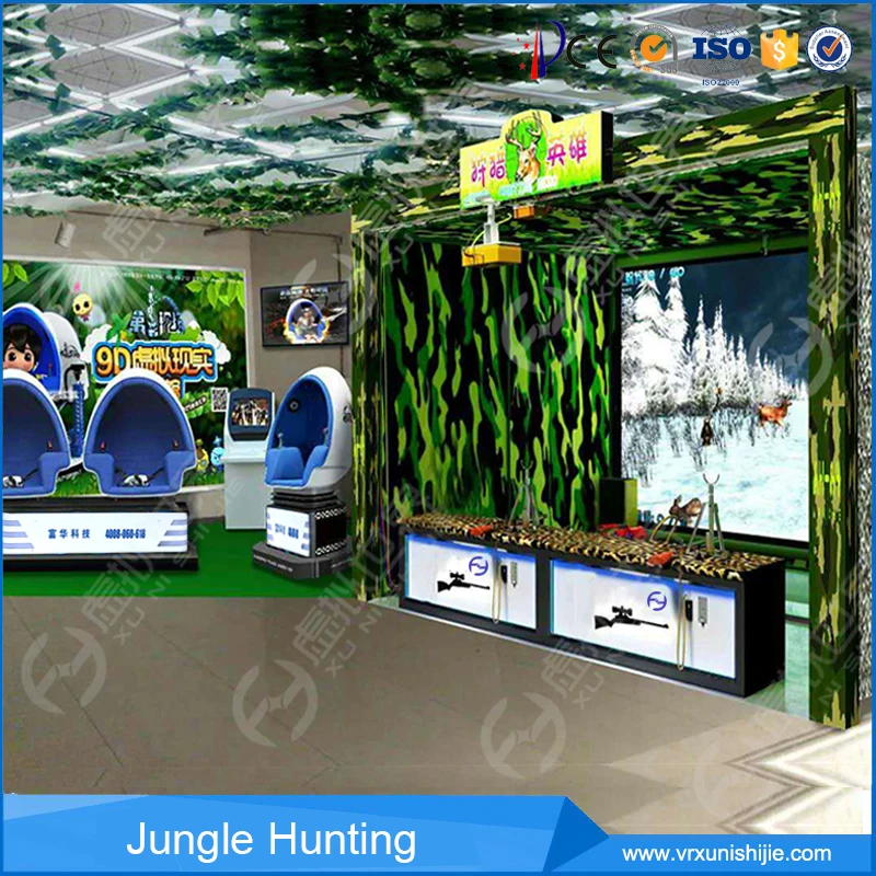 Earn Money Coin Pusher Funny VR Shooting Game Arcade Game VR 3D Hunting Simulator Virtual Reality House Hunting