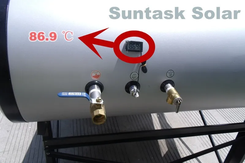Suntask hot product- Solar Keymark certified pressure solar water heater with CPC for European market