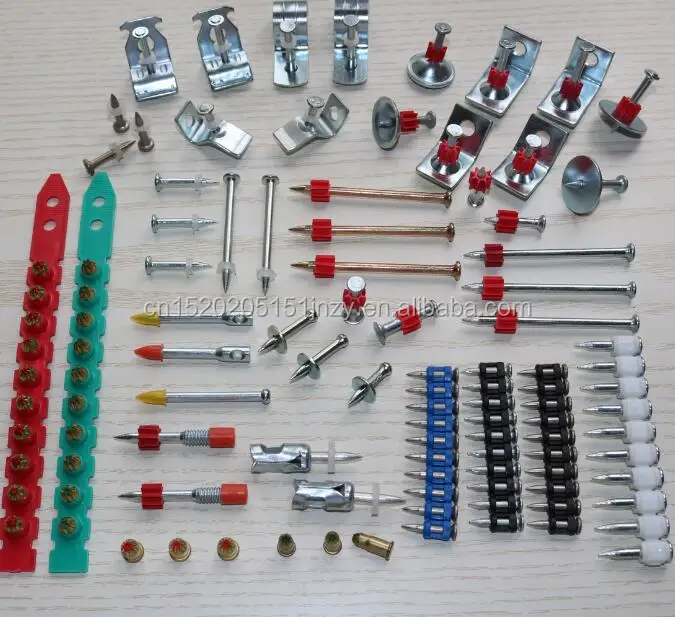 High Strength Drive Pins Shooting Nails Concrete Nails Power Actuated Fastener System