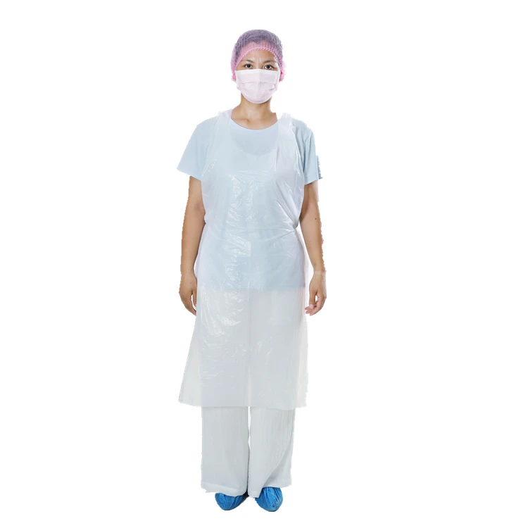 
Disposable non woven Protective Plastic Cooking,Medical PE apron Surgical Apron 