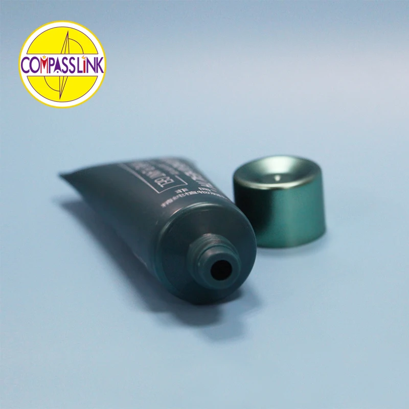 
60ml matte olive green plastic tube packaging for face cream container tube 