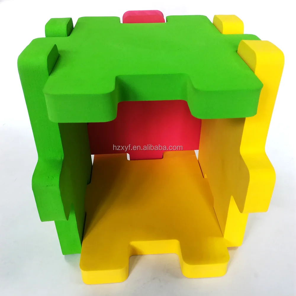 Giant Foam Puzzle Blocks Interlocking Jigsaw Puzzle Jumbo Bricks for Kids Outdoor Group Game