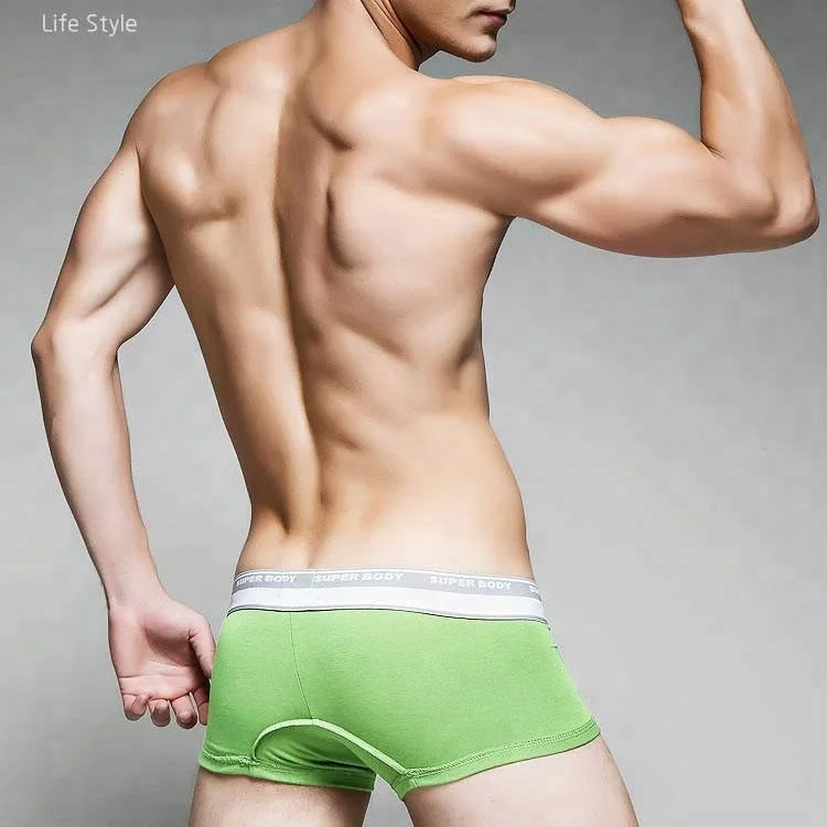 
gay boxers wholesale mens panties cotton underwear boxer brief trunks 
