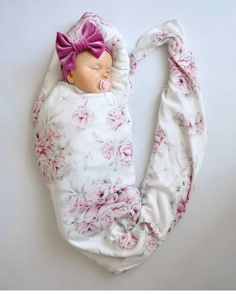 
Baby Blankets Newborn Muslin Swaddle Wrap Cotton Inbakeren Double Gauze Swaddle Soft Kids Bed Blanket  (62066355145)