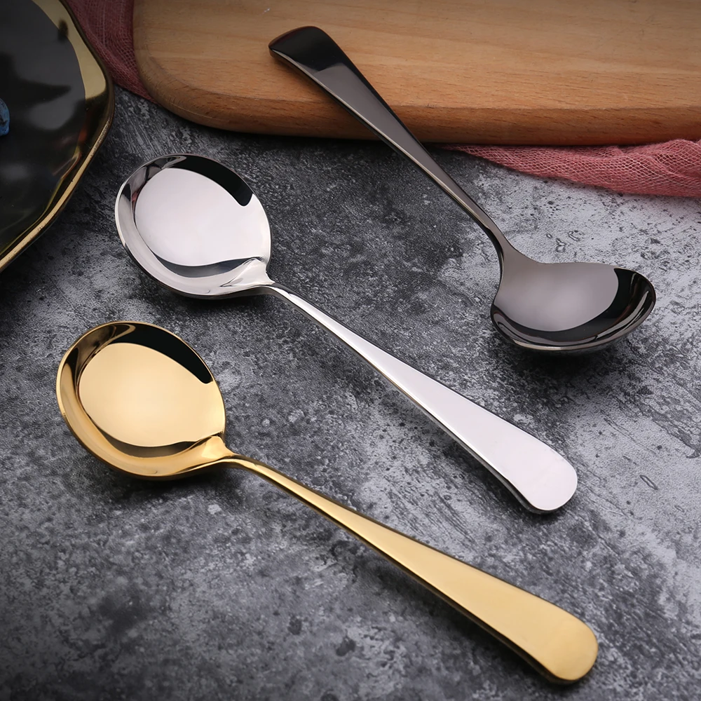 
Cheap Coffee Tasting Tools Round Stainless Steel Coffee Cupping Measuring Spoons 