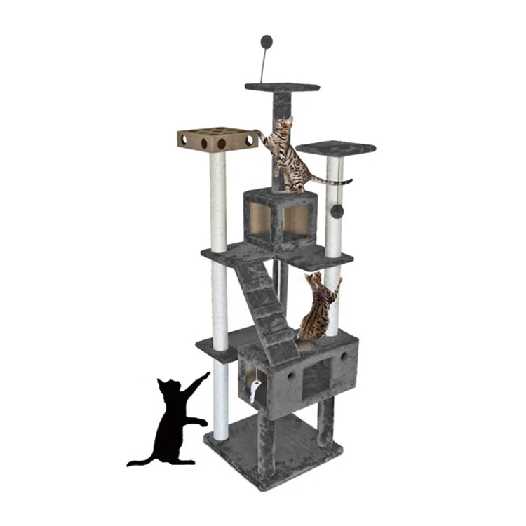 
Wholesale Fashion Cat Scratcher Lounge Tree Tower Condo 