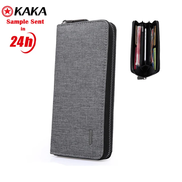 Factory fast delivery hot sell new cheap fashion business latest stylish black wallet mens slim card custom wallet