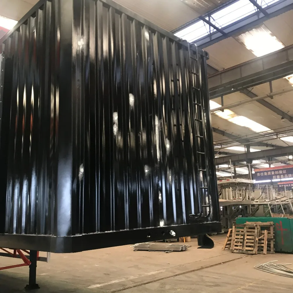 used shipping container dolly 40ft container trailer container flatbed trailer box loader