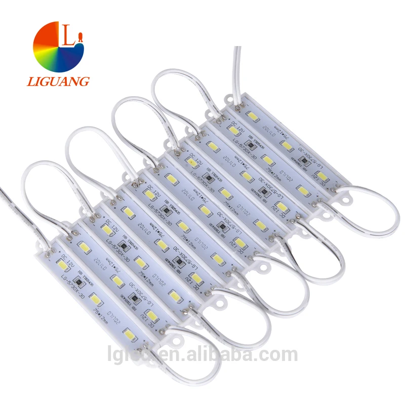 12V LED Advertising LED Light Module SMD5730  3-chips LED Module