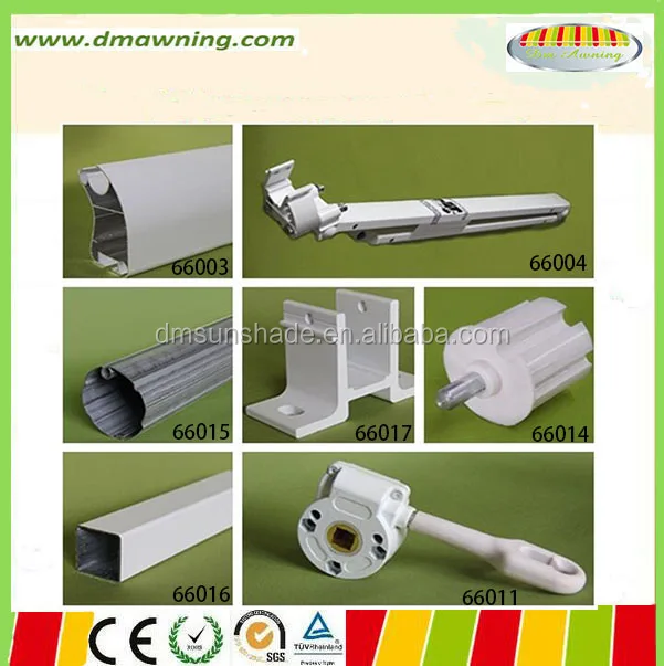 awning parts, retractable awning components and  awning arm parts