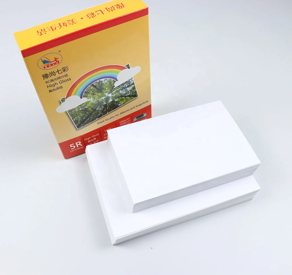 Weight 280g 4R Indoor Decoration Paper 89 * 127 mm Matte PET Photo Paper Waterproof