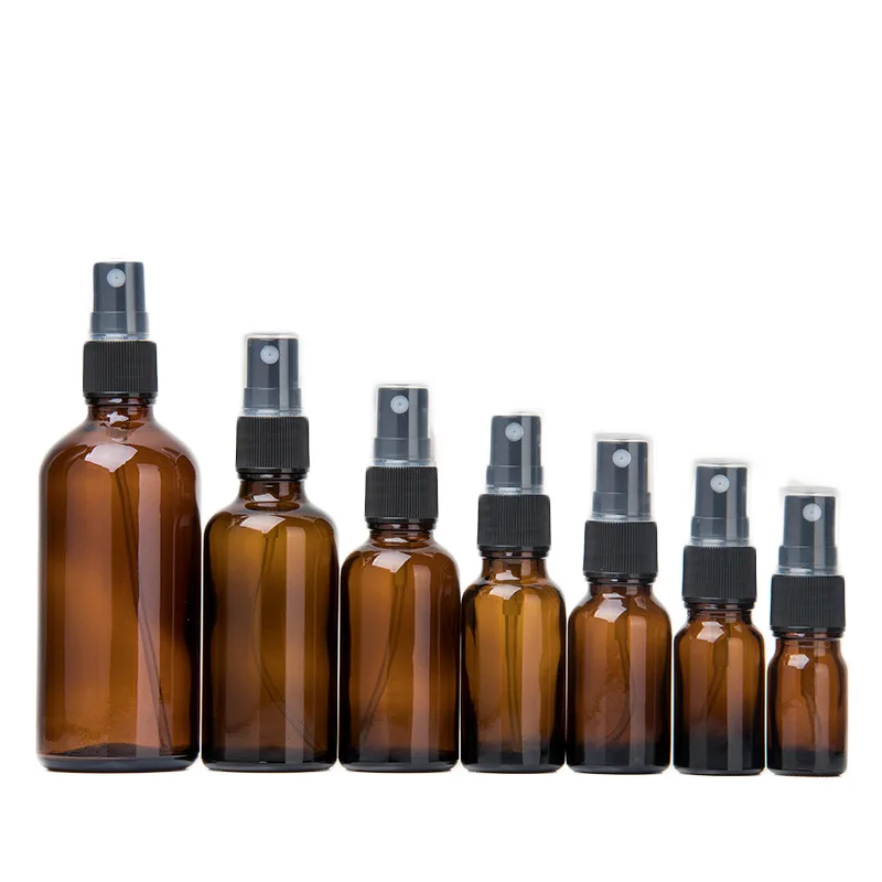 5 мл 10 мл 15 мл 20 мл 30 мл 50 мл 100 мл эфирное масло Янтарный стеклянный распылитель