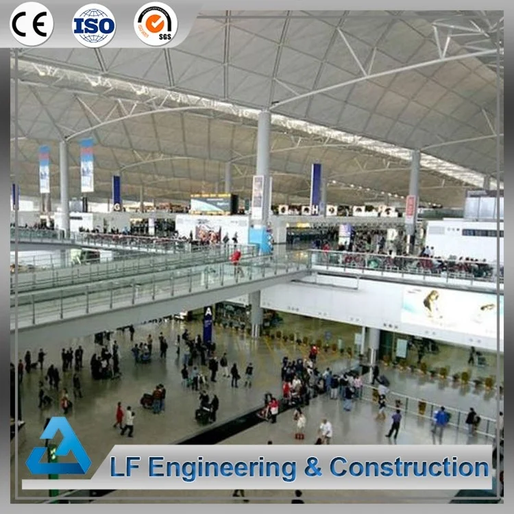 Modern large span steel structure airport construction materials
