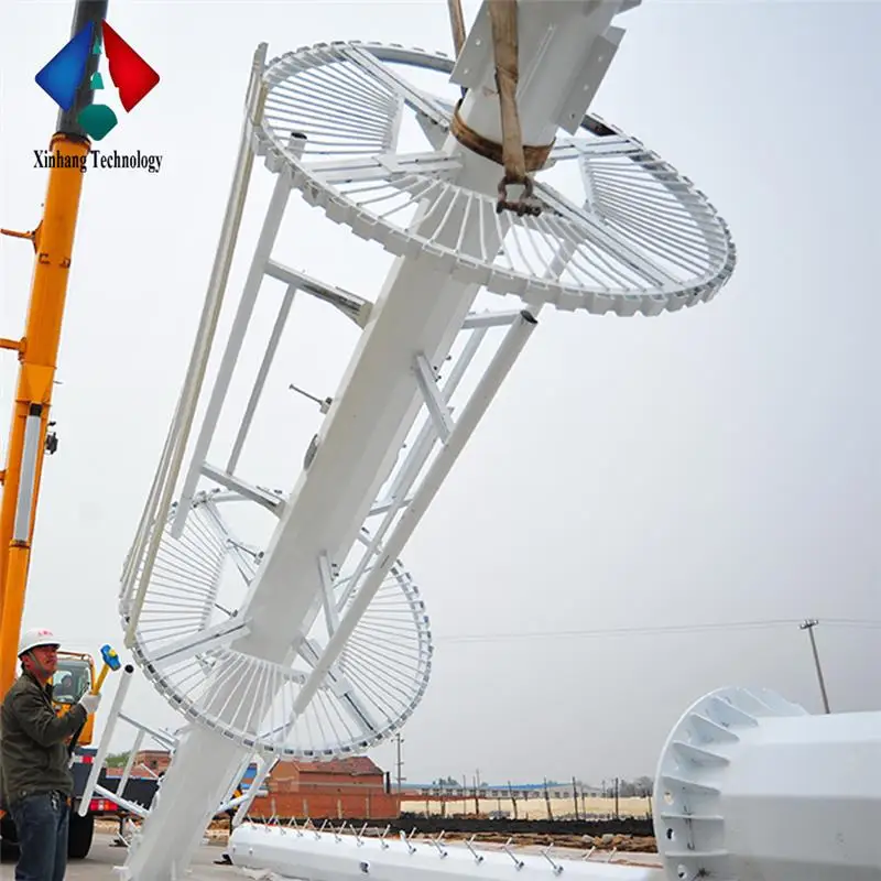 mast and communication single pole telecommunication antenna tower china telecom monopole steel towers