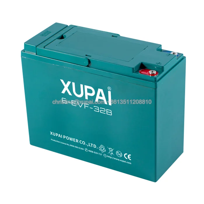 12 В, 32 Ач, 6-EVF-32B, регулируемый силовой аккумулятор VRLA для электрических мотоциклов или автомобилей