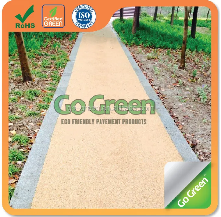 Цветное асфальтовое покрытие Go Green для велосипедной
