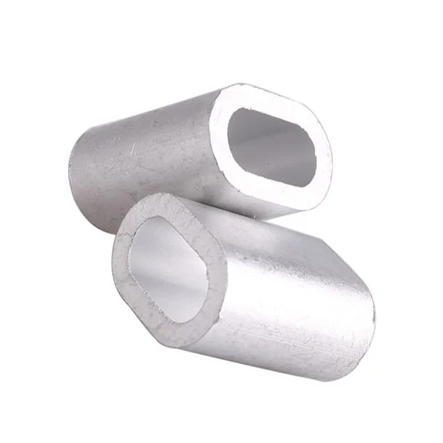 High quality fittings hardware 2.5mm aluminum sleeve feffules sling for wire rope