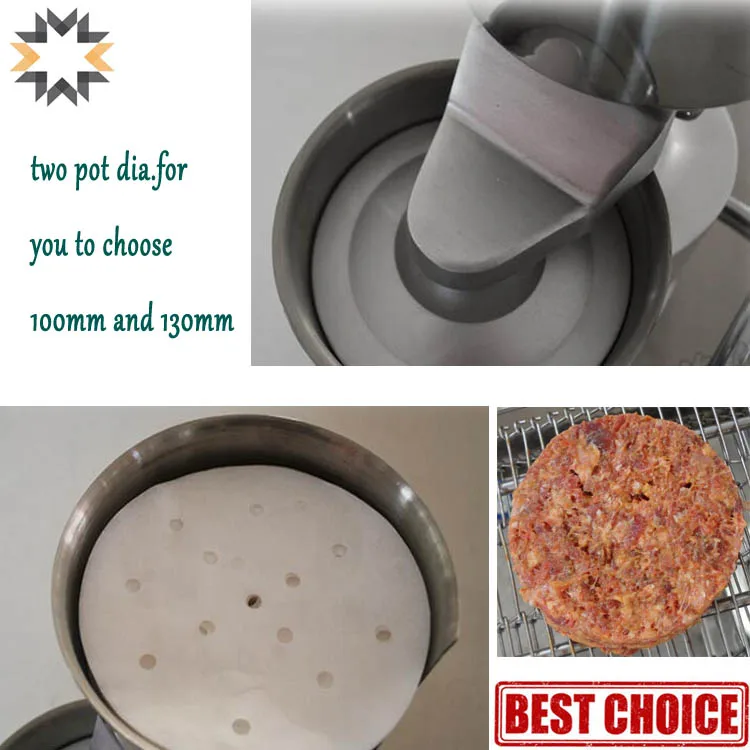 Ручная круглая машина для приготовления куриных, бургеров, говядин, картофельных картофелей NEWEEK