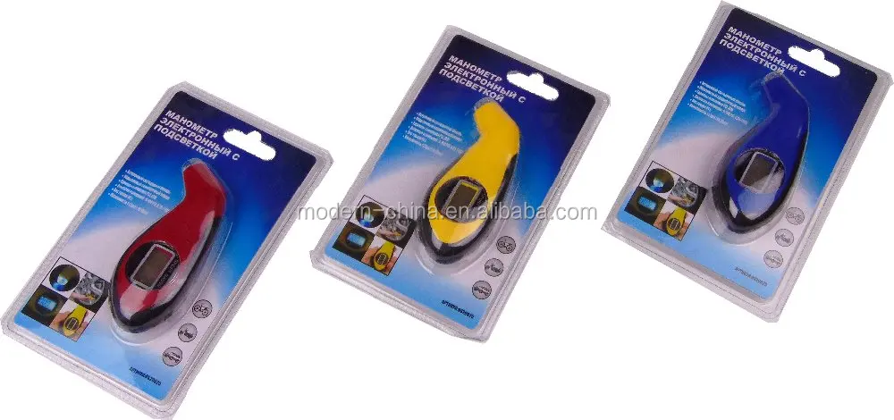 LED light digital tire pressure gauge