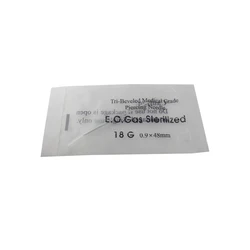 Single Piece Packed 316L Surgical Steel Disposable Sterilized Body Piercing Needles