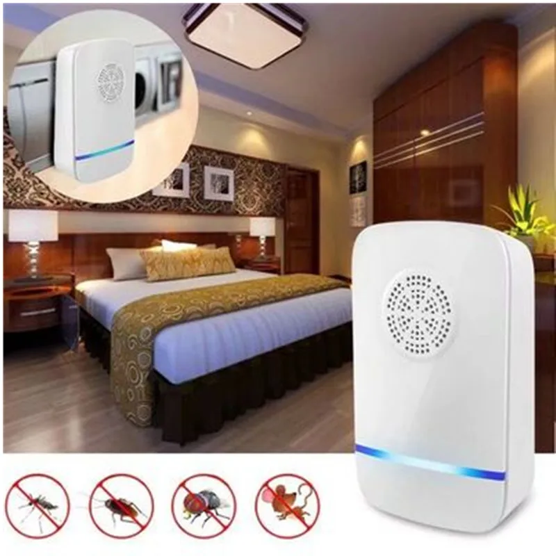 5-in-1 Home Sentinel with Fruit Fly Pest  Indoor Control Ultrasonic Repeller  Mosquito Repellent