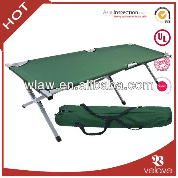 
lightweight aluminum folding camping bed 