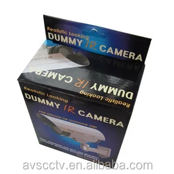 Not-real Security Camera Dummy IR Camera for Outdoor/Indoor Use Bullet Style