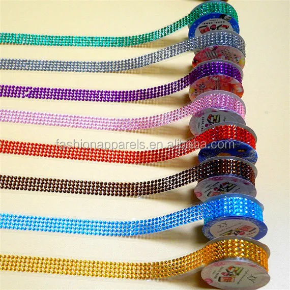 Acrylic Rhinestone Tape Sticker Self-Adhesive DIY Scrapbook Decor