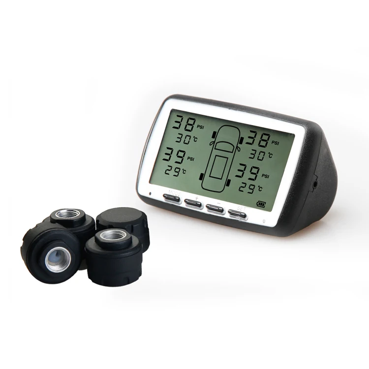 
wireless tire pressure monitoring system tpms with external sensors, 4 wheels TPMS 