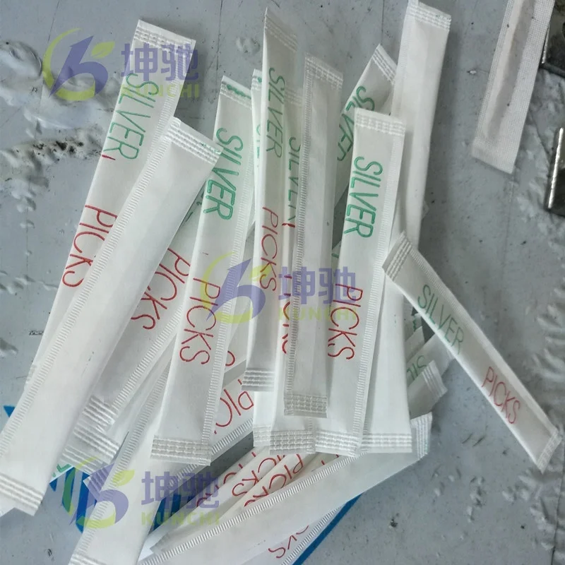 Automatic single toothpick packing machine with two color printing!