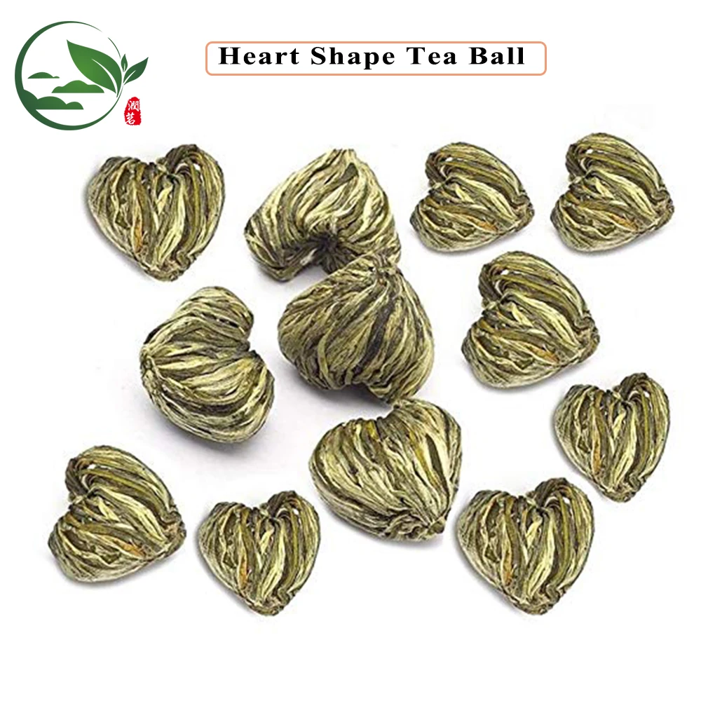 Dropshipping Chinese Handcrafted Organic Best Mini  Rose Harmony White Tea Maofeng Jasmine Herbal Fower Blooming Tea Balls Bulk