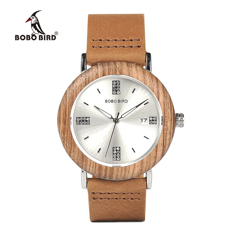 BOBO BIRD Girl Latest Hand Wrist Watch For Female Stainless Steel Silver Luxury Women Watch Customize