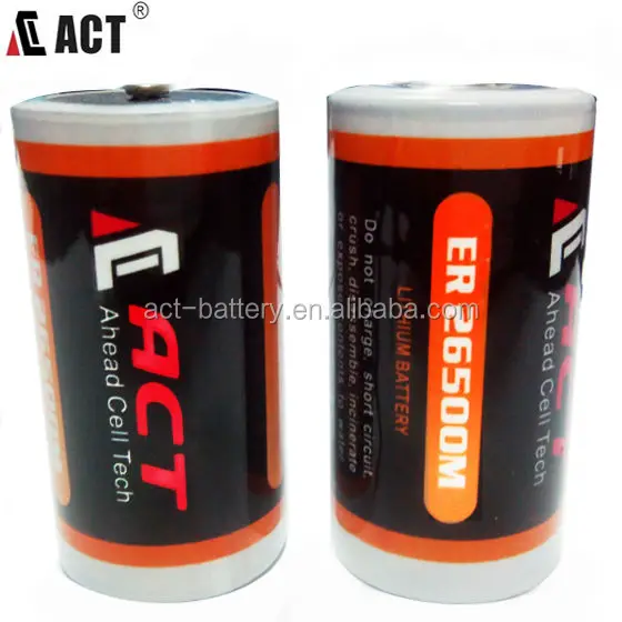 
CBattery 3.6V ER26500M ACT Lithium Battery,6500 mAh Nominal Capacity. 