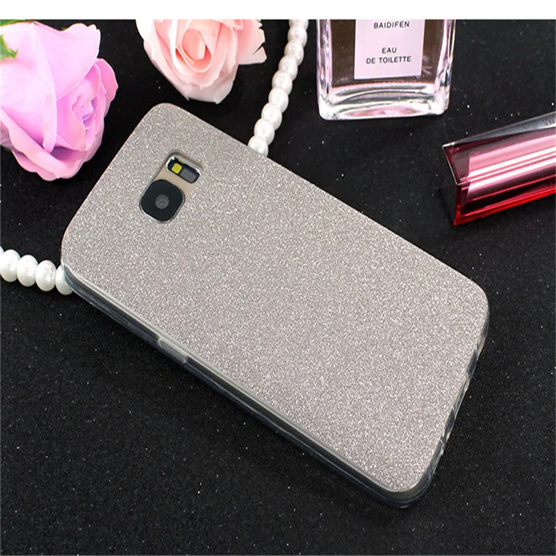 2018 Новое прибытие Bling Сияющий Блеск силиконовый чехол для телефона Samsung S8 плюс S7 S6 край A5 A3