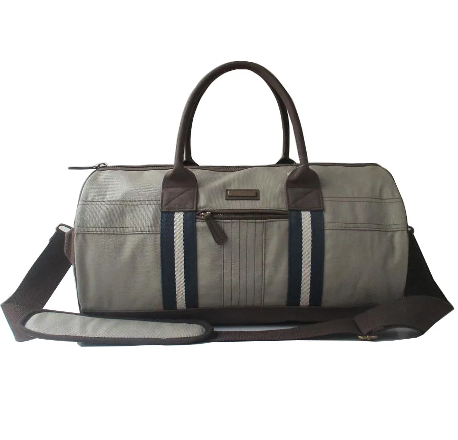 Retro Vintage  Holdall Weekend Gym designer handbag Canvas Duffle travel bag