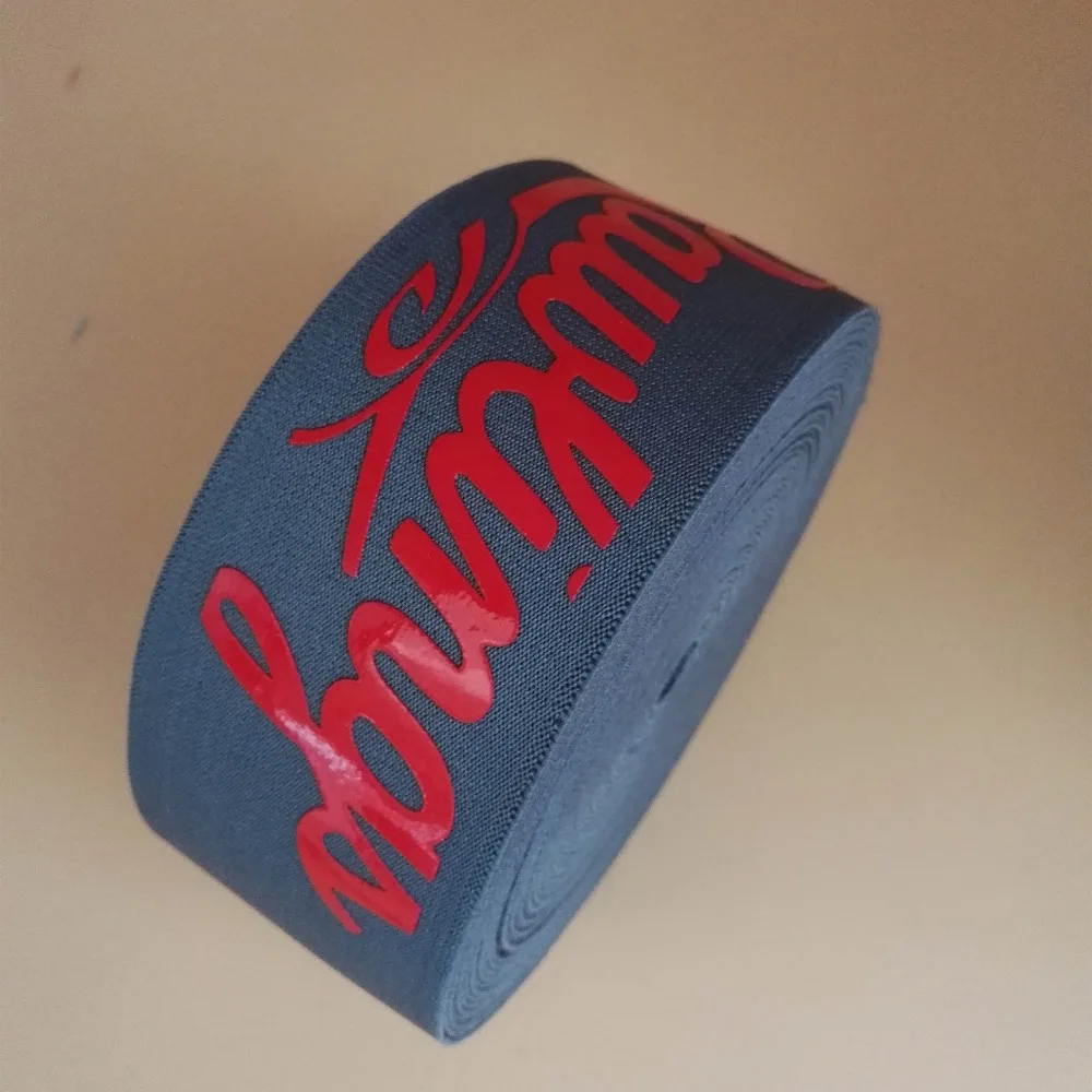 Factory direct sale 2MM-8MM Printing Elastic band