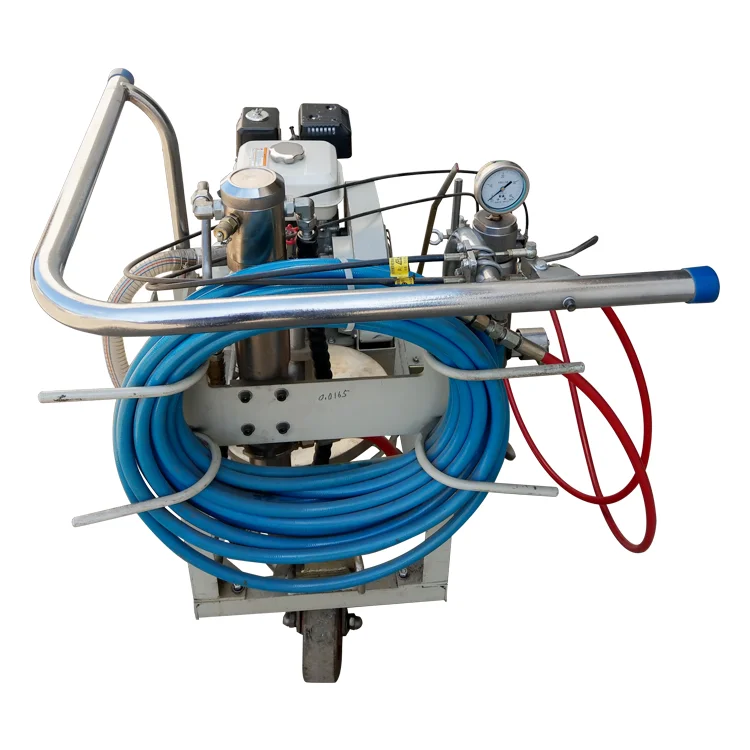 New Design Hand Push Cold Paint Spraying Marking Machine For Road