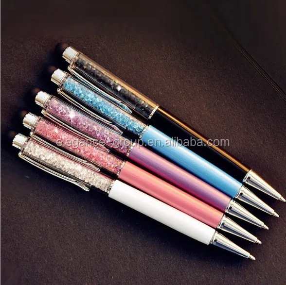 
Creatway Fashion Diamond Ballpoint Pens Stationery 2 in 1 Crystal Stylus Pen Touch Screen Pen Multi-color 